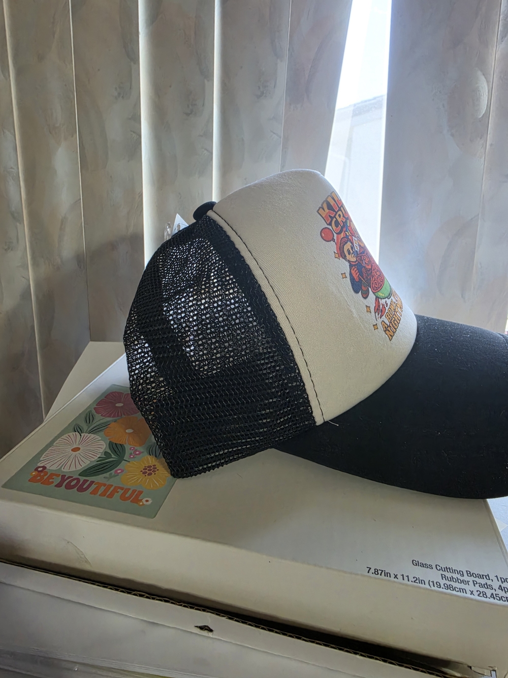 Killer Crunch Graphic Trucker Hat - Black/White - Picture 4 of 5